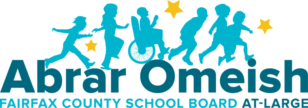 Logo for Abrar Omeish Fairfax County School Board At-Large