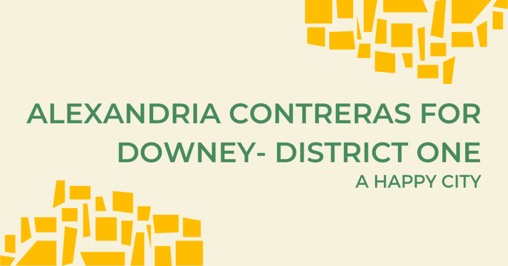 Logo for Alexandria Contreras for Downey District One