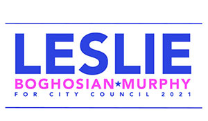 Logo for Leslie Boghosian Murphy for City Council 2021