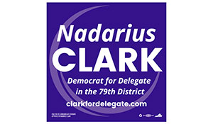 Logo for Nadarius Clark Democrat for Delegate in 79th District