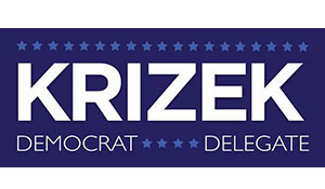 Logo for Krizek Democrat for Delegate