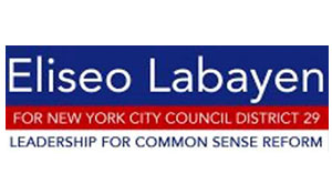 Logo for Eliseo Labayen for New York City Council District 29