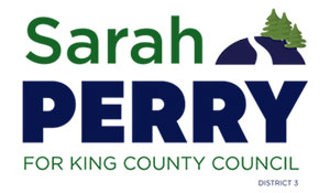Logo for Sarah Perry for King County Council