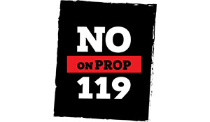 Logo for No On Prop 119