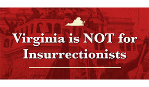Logo for Virginia is NOT for Insurrectionsts