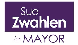 Logo for Sue Zwahlen for Mayor