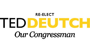 Logo for Re-Elect Ted Deutch Our Congressman